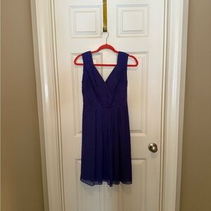 Banana Republic Deep Purple Midi Dress